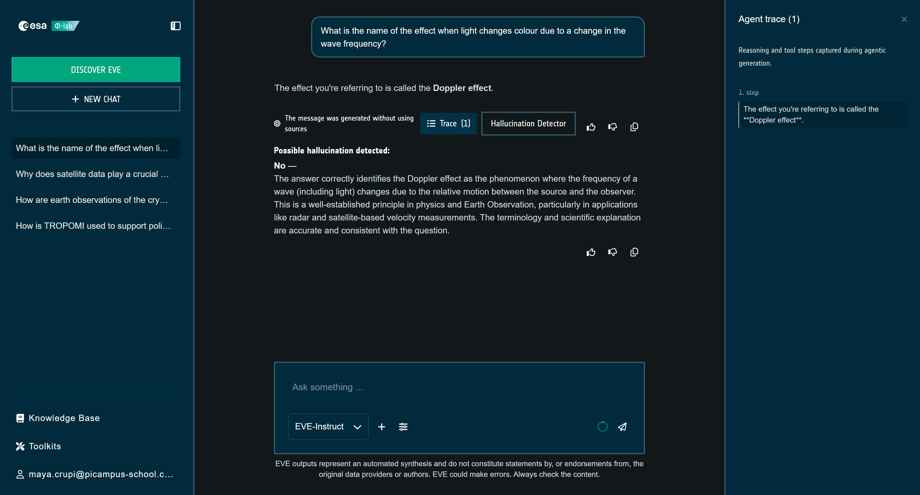 EVE interface full